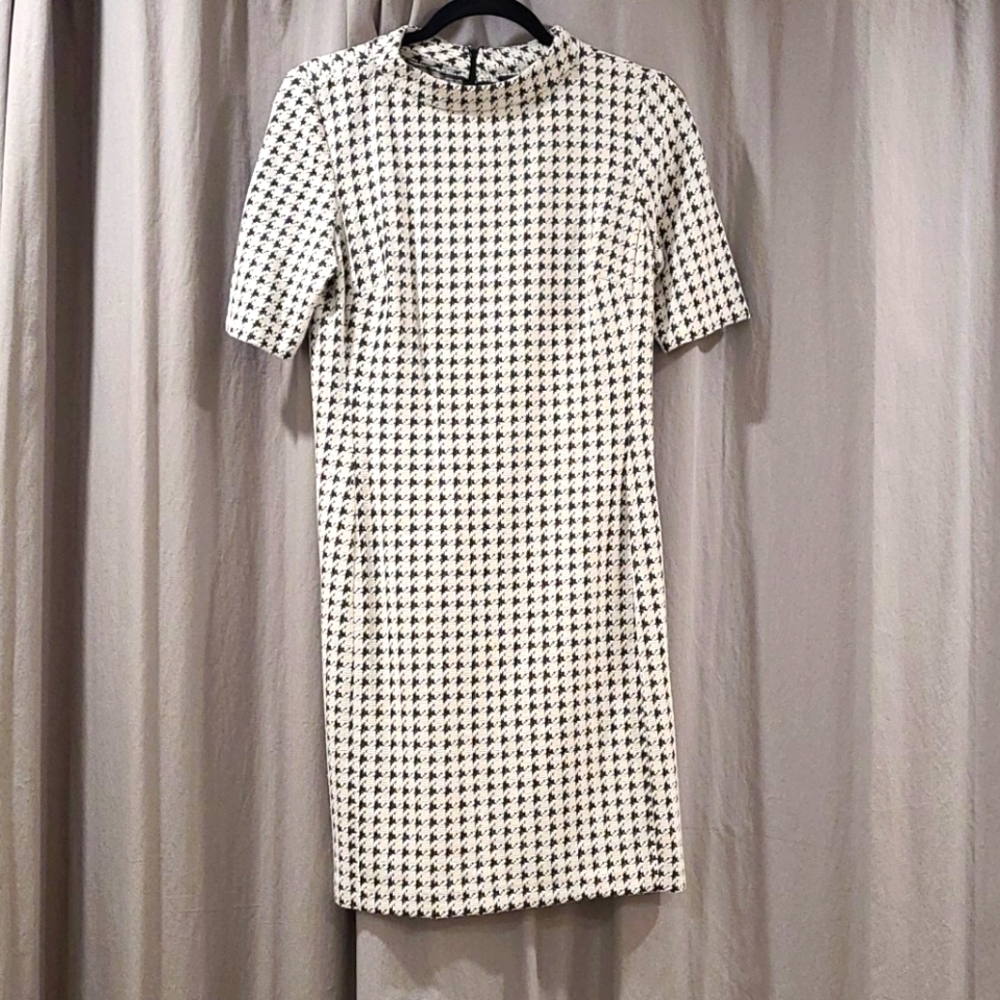 american living houndstooth dress